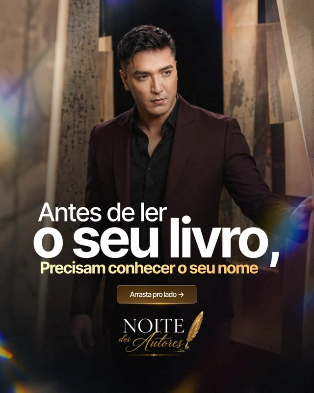 Antes de ler o seu livro, precisam conhecer o seu nome